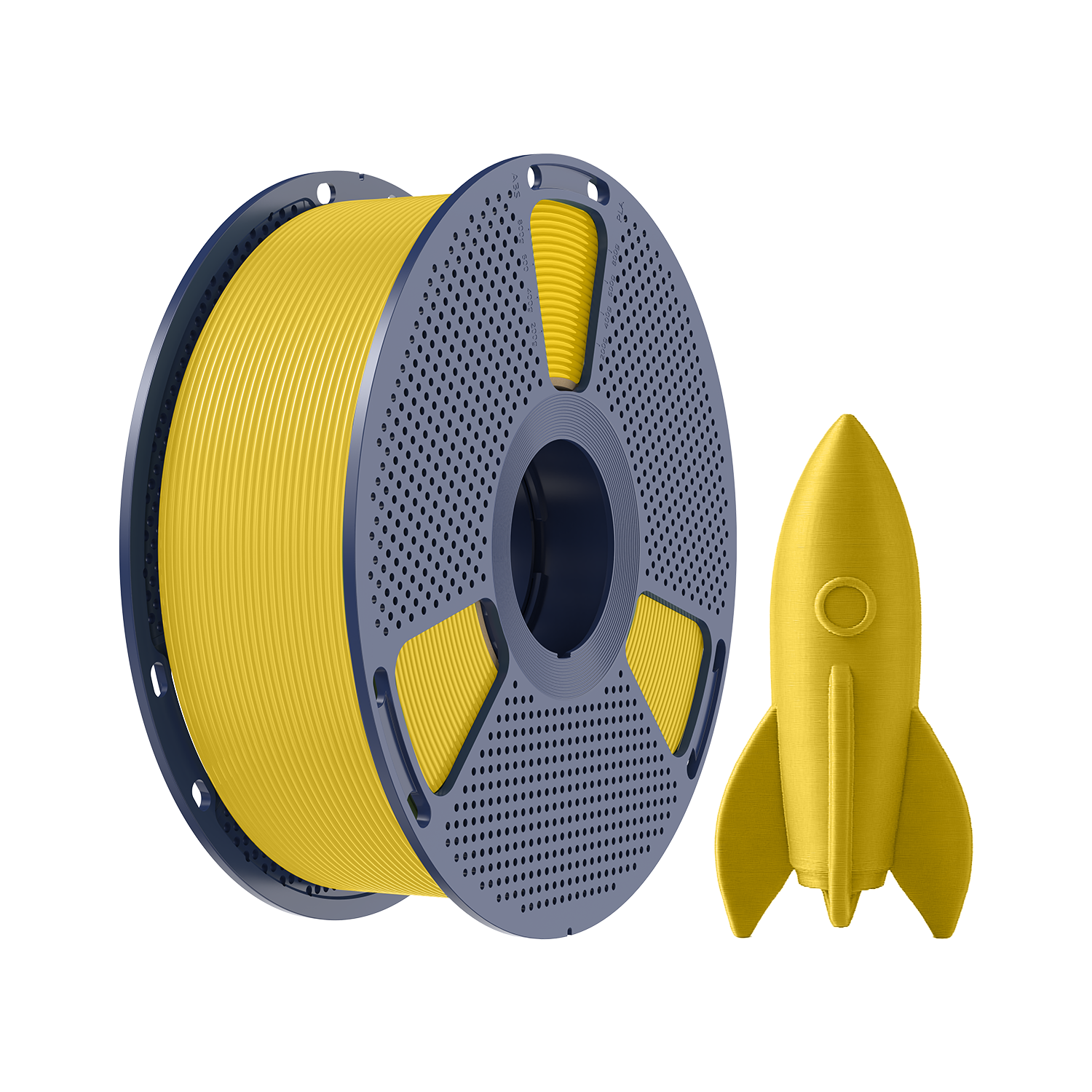 High Speed PLA Filament Yellow
