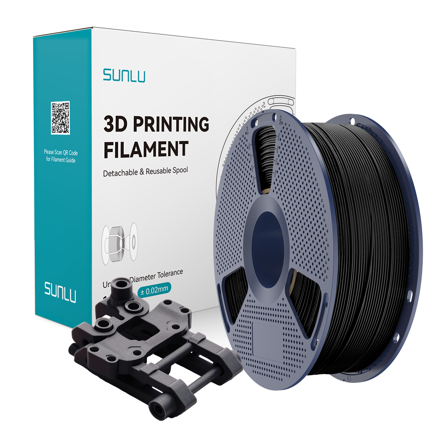 SUNLU ABS Filament Black