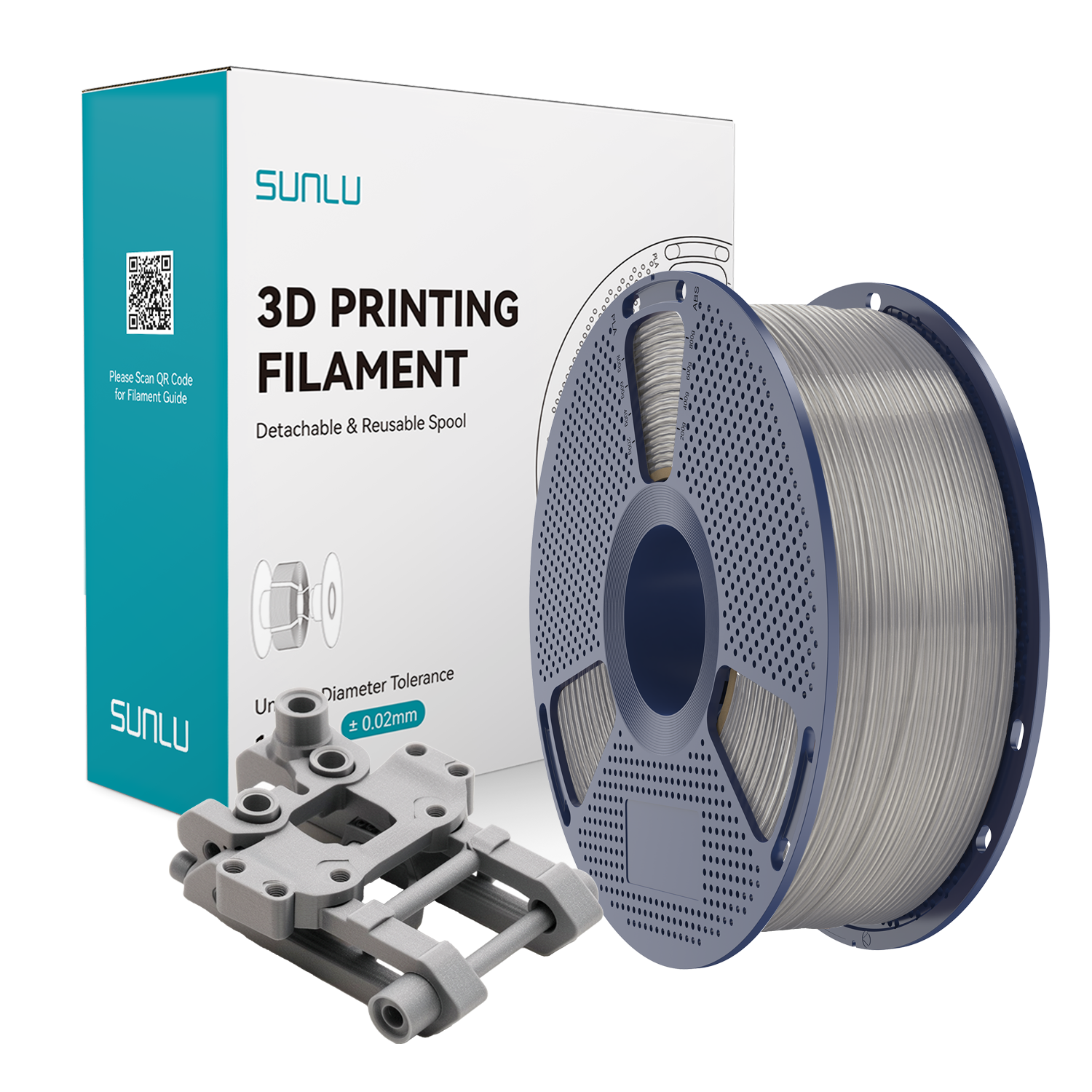 SUNLU ABS Filament Silver