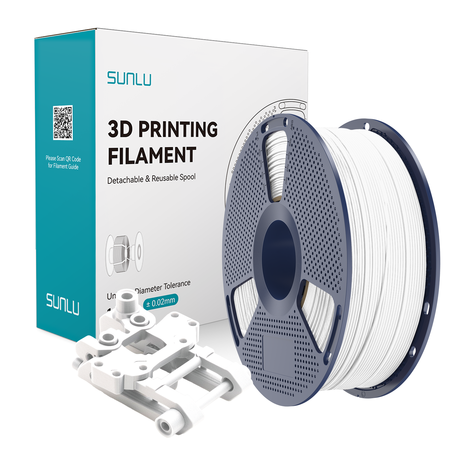 SUNLU ABS Filament White