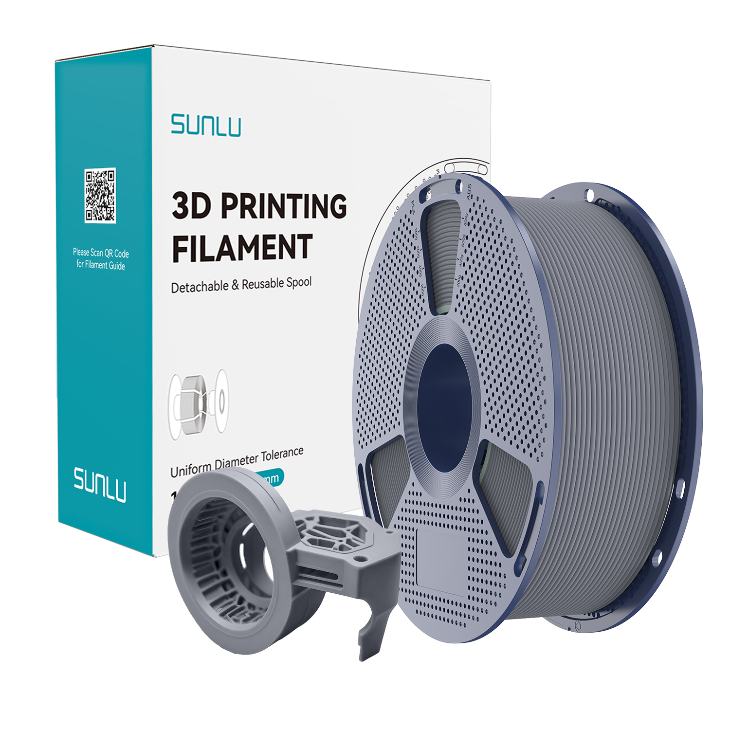 SUNLU High Speed Matte PETG Filament Grey