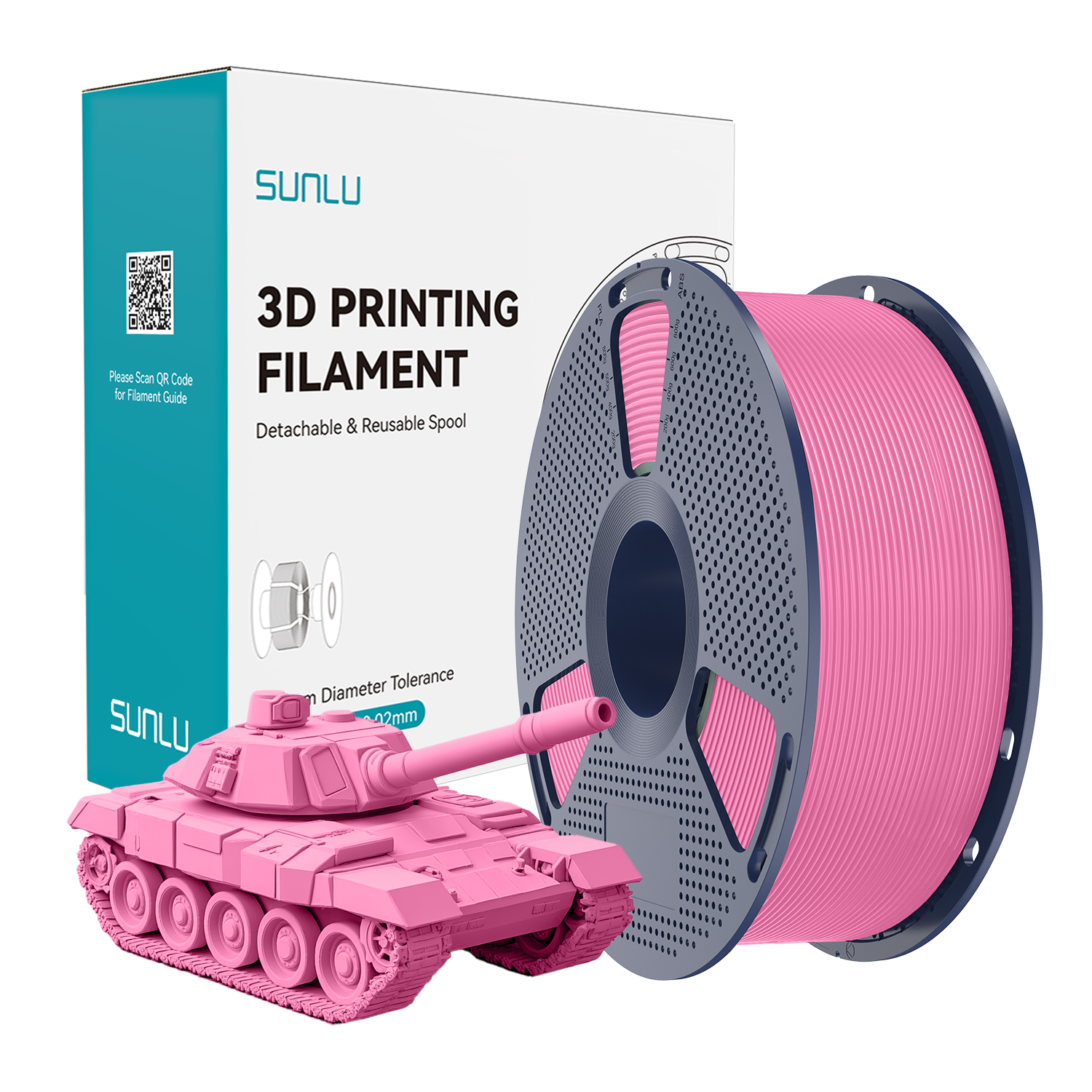 SUNLU High Speed PLA+ Filament Pink