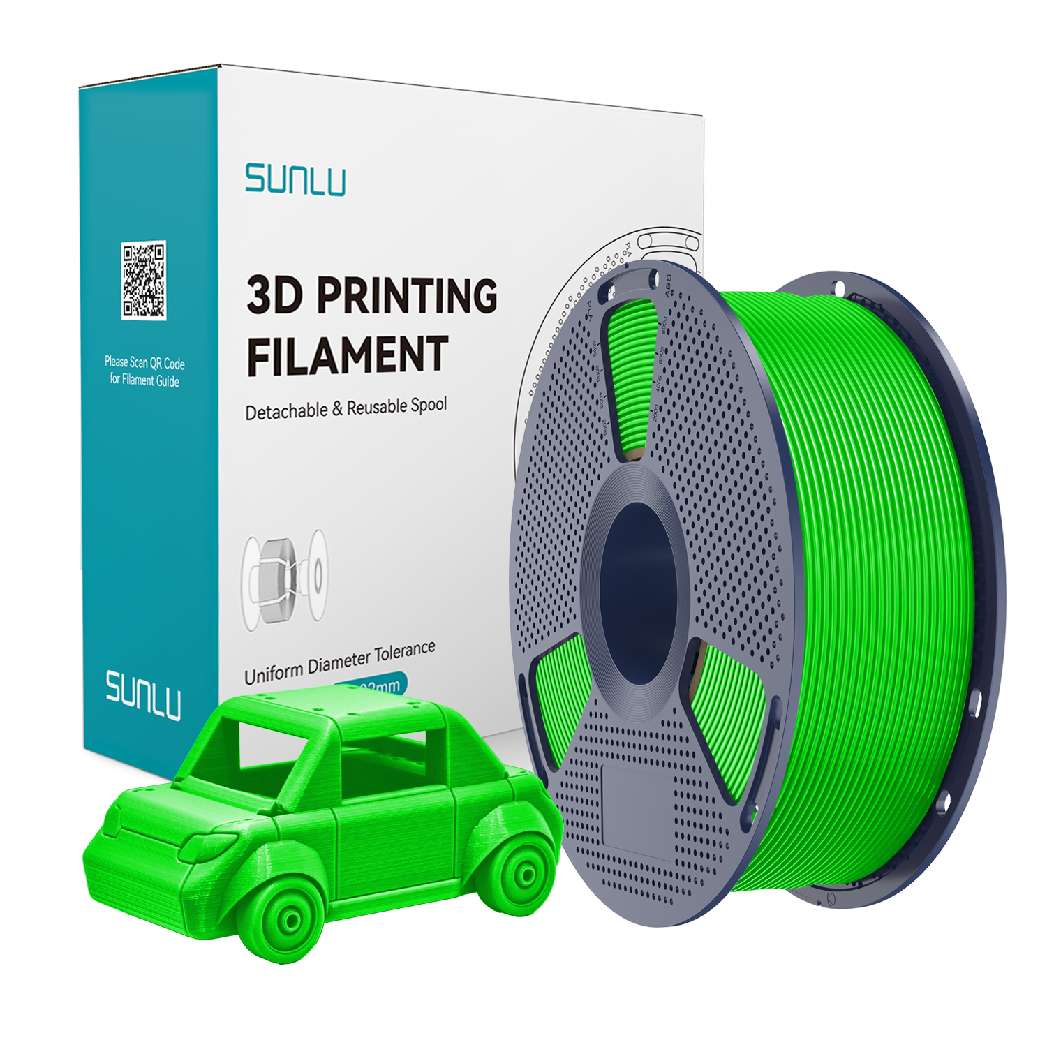 SUNLU PETG Filament Green