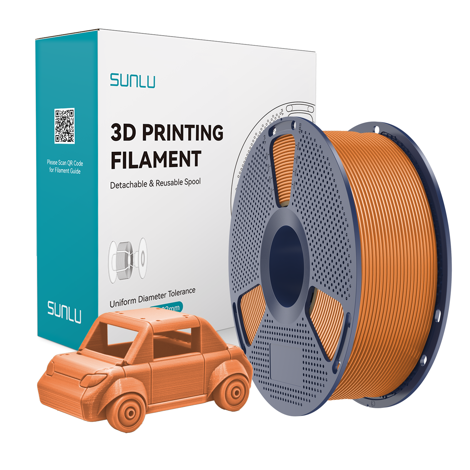 SUNLU PETG Filament Orange
