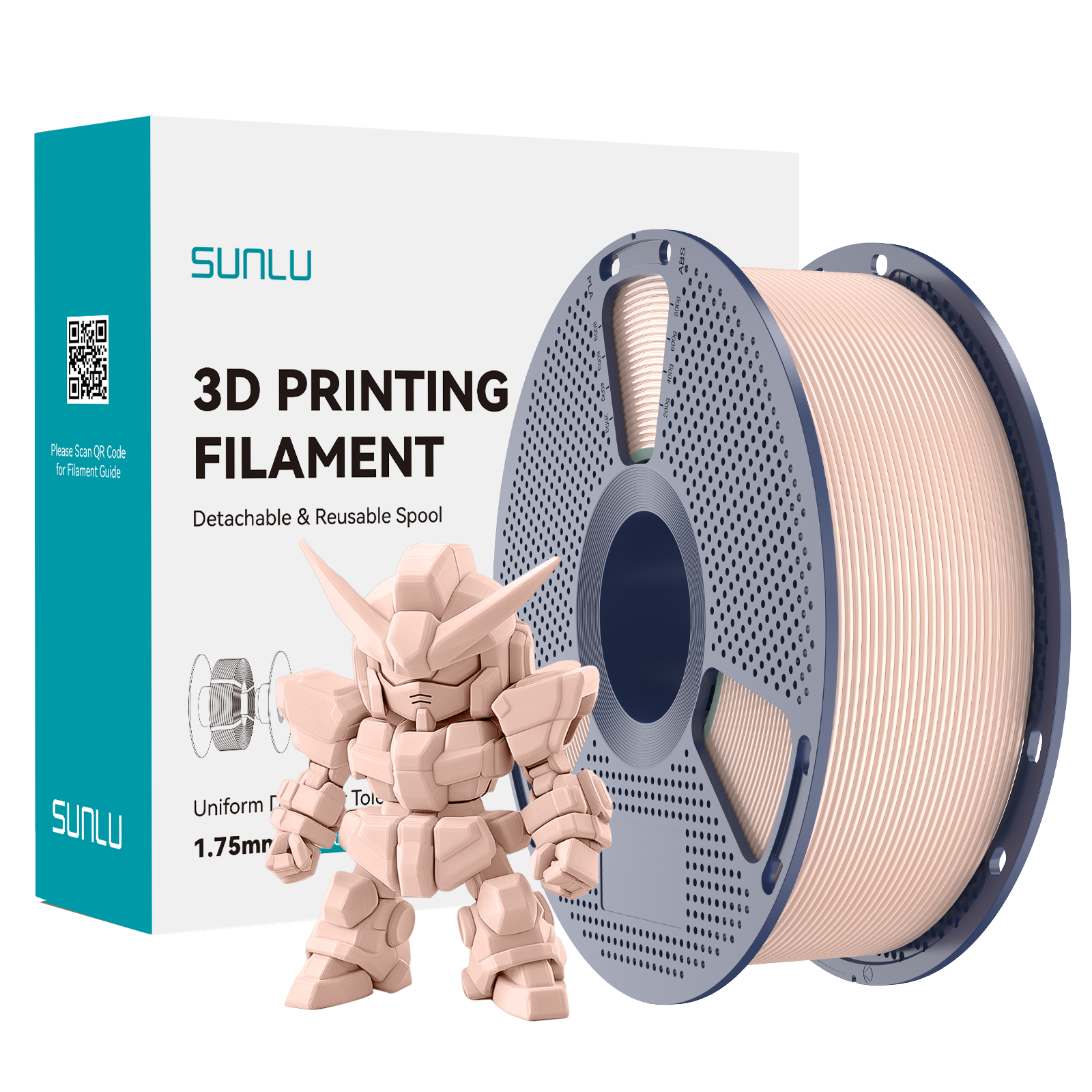 SUNLU PLA+ 2.0 Filament Beige