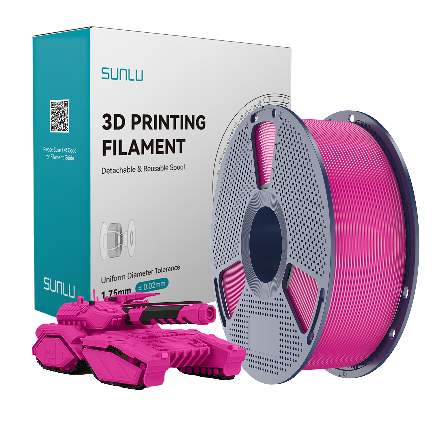 SUNLU PLA Filament Magenta
