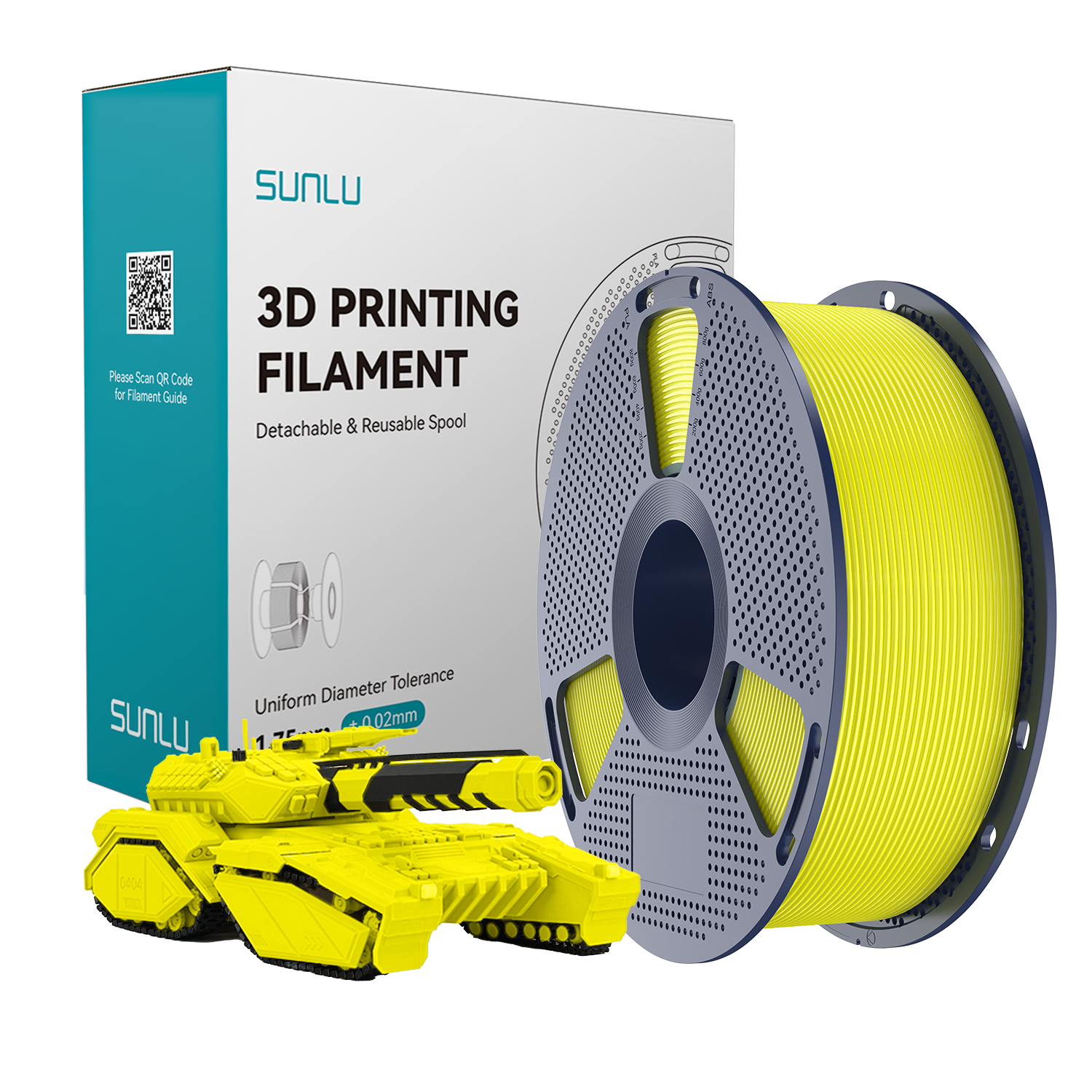 SUNLU PLA Filament Yellow