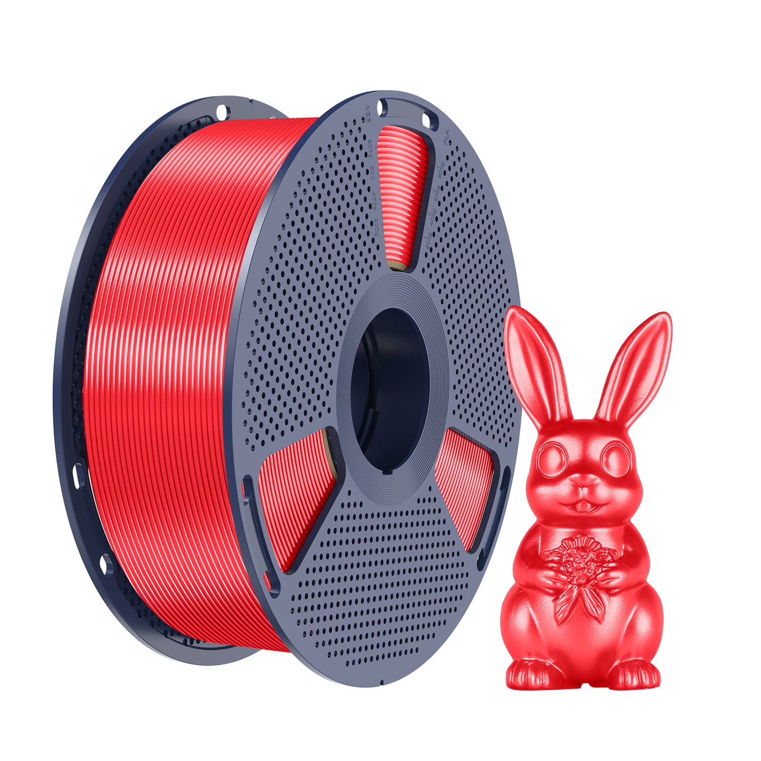 SUNLU Silk PLA+ Filament Red