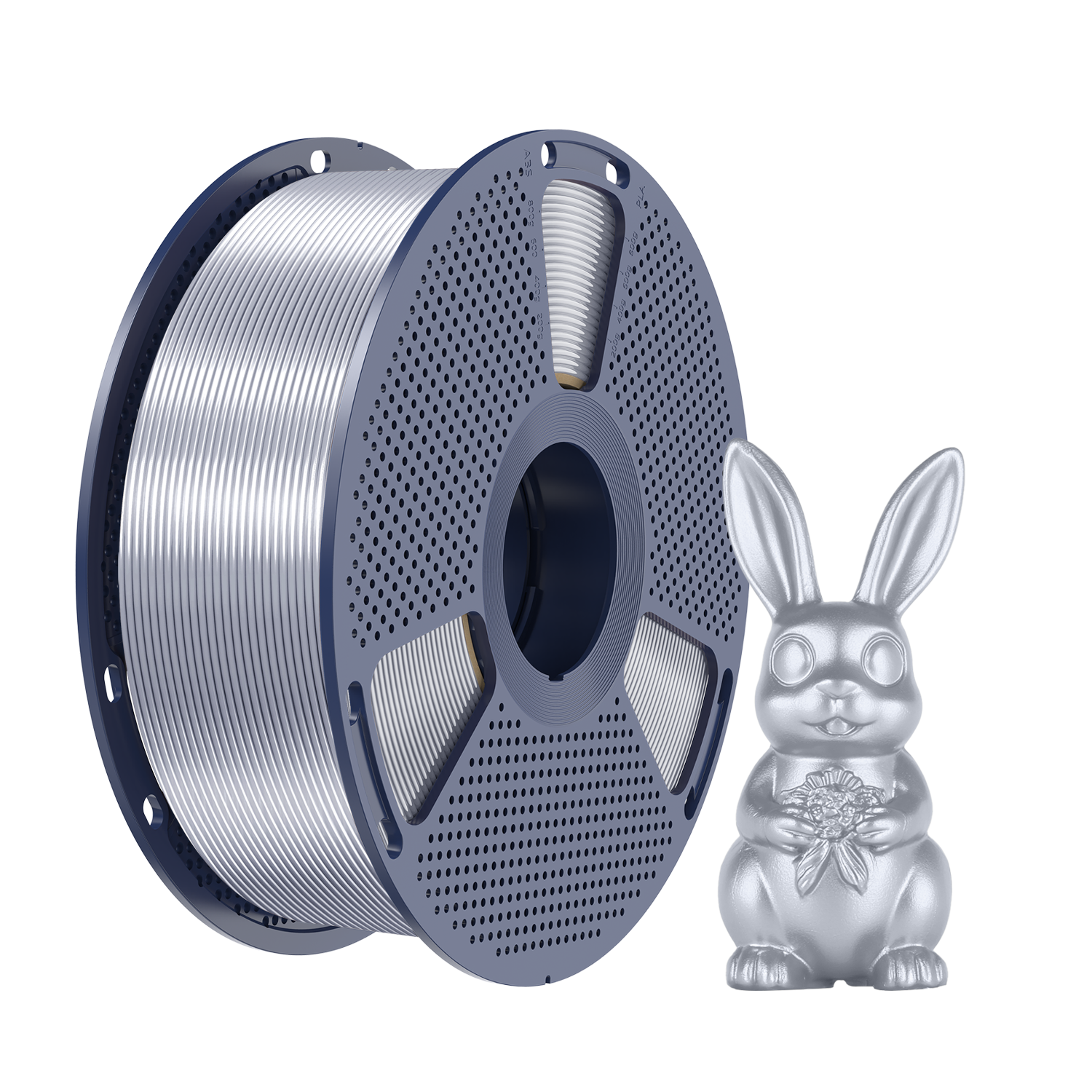 SUNLU Silk PLA+ Filament Silver