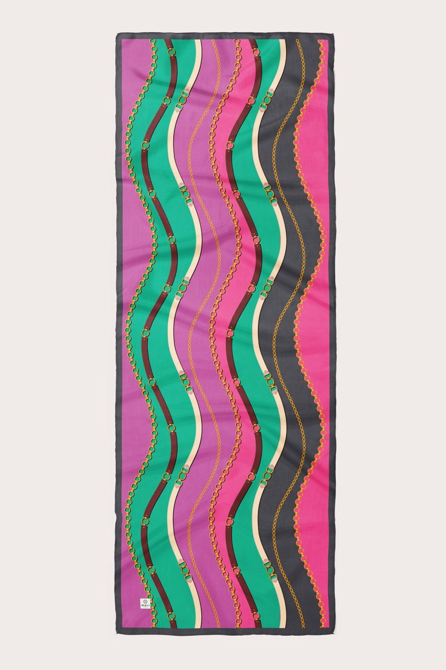 Chain of Style Desen Soft Şal Pembe