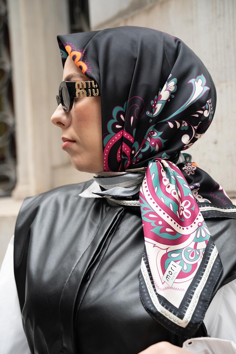 Desert Mirage Desen İpeksi Rayon Eşarp