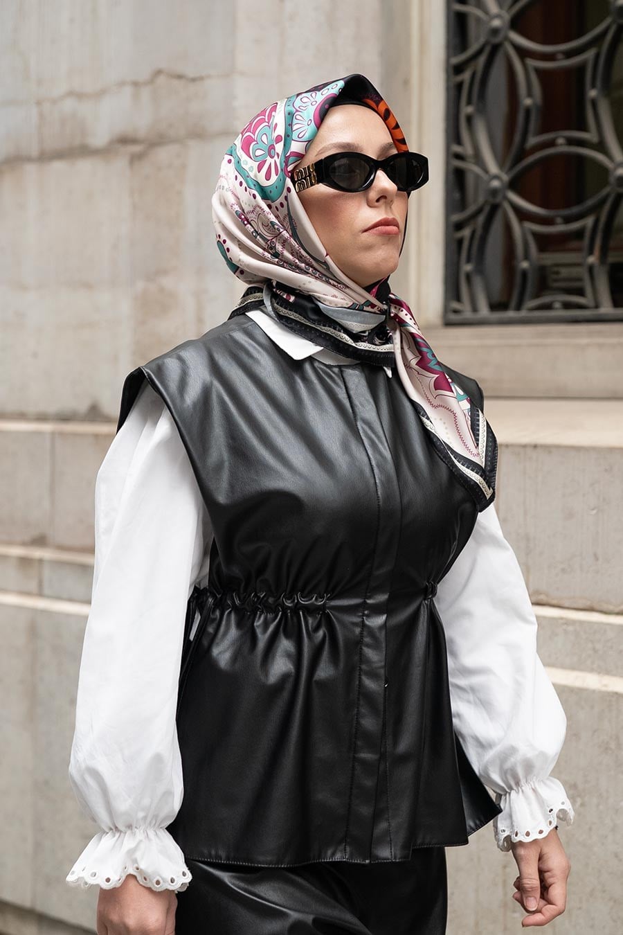Desert Mirage Desen İpeksi Rayon Eşarp