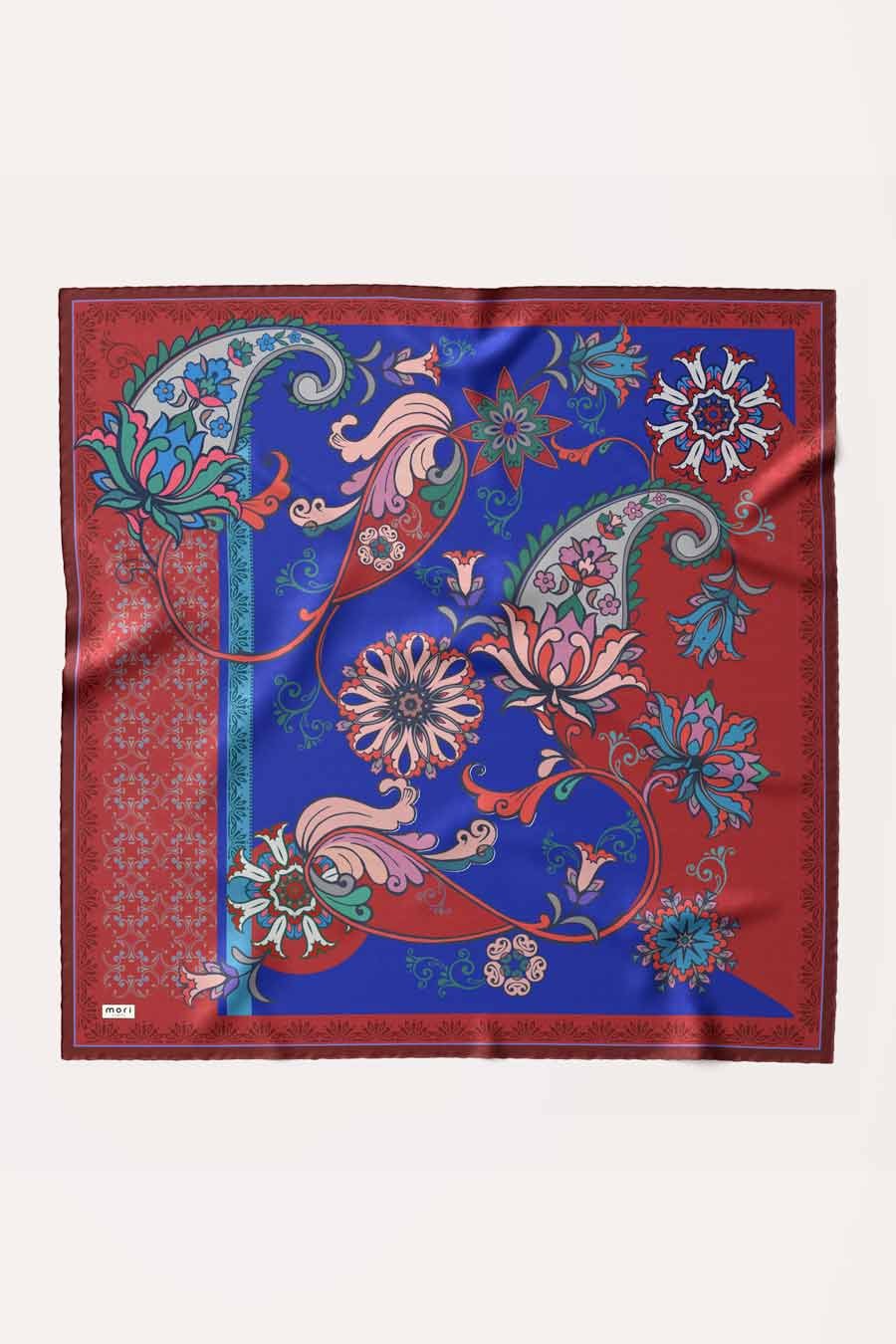 Journal Desen Soft Eşarp Bordo