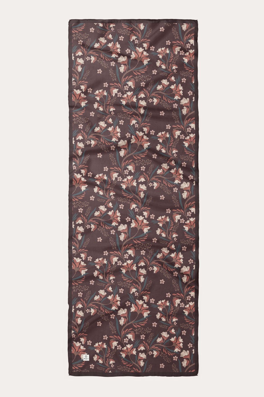 Lilas Desen Soft Şal Kahverengi