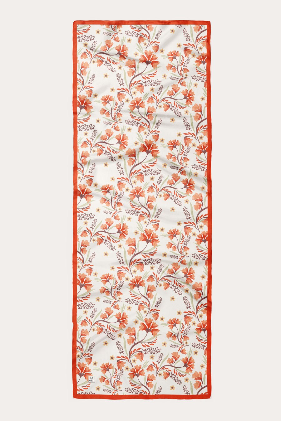 Lilas Desen Soft Şal Turuncu
