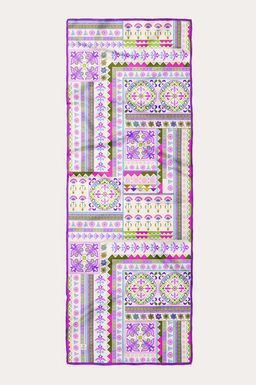 Meridian Desen Soft Şal Mor