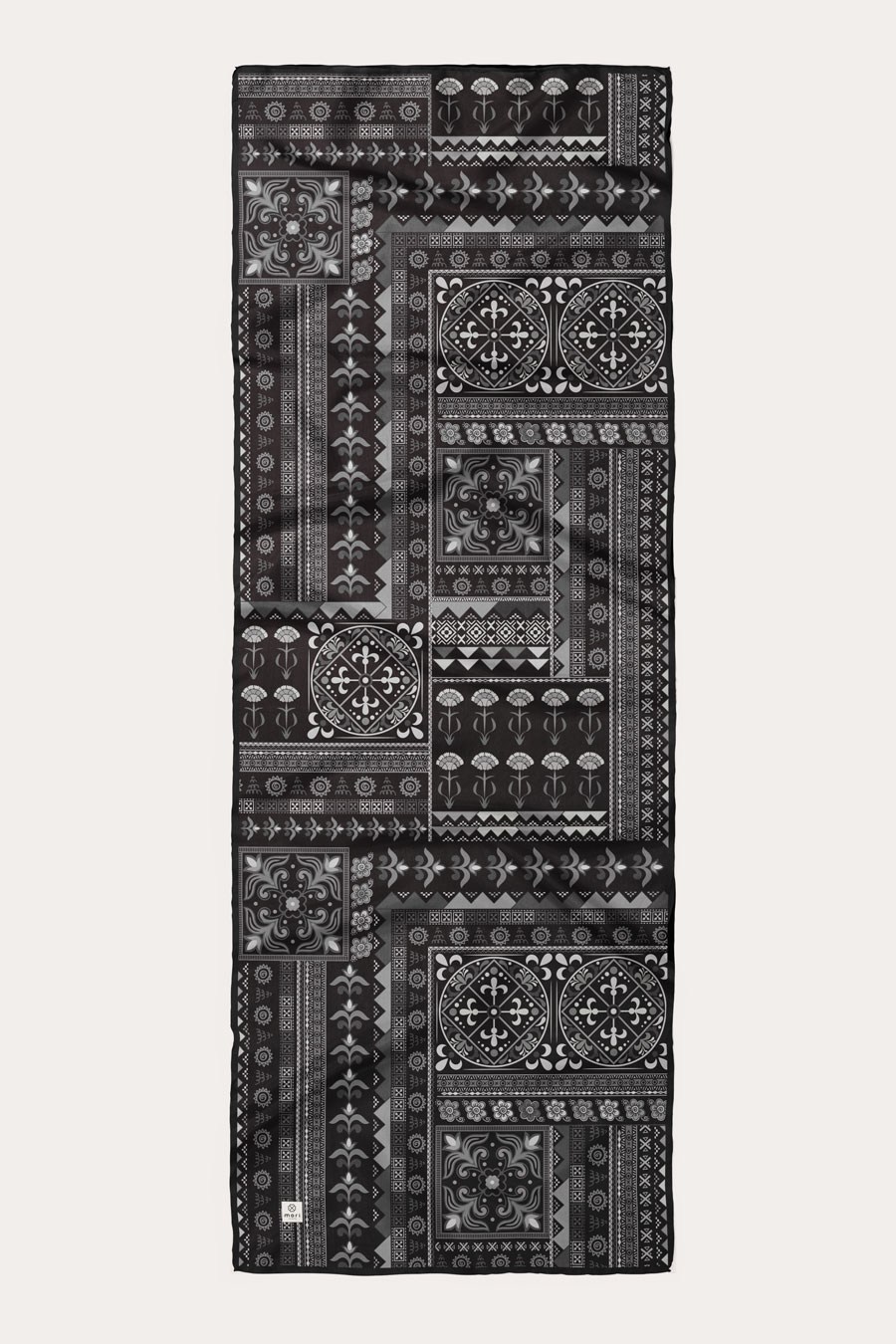 Meridian Desen Soft Şal Siyah