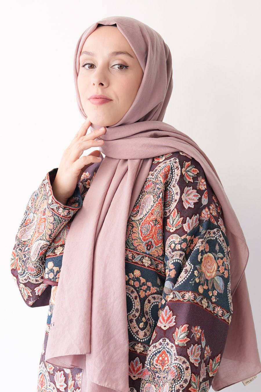 Nora Düz Şal - Dusty Rose