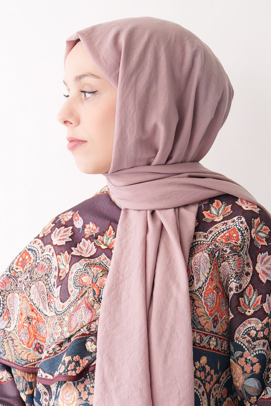 Nora Düz Şal - Dusty Rose