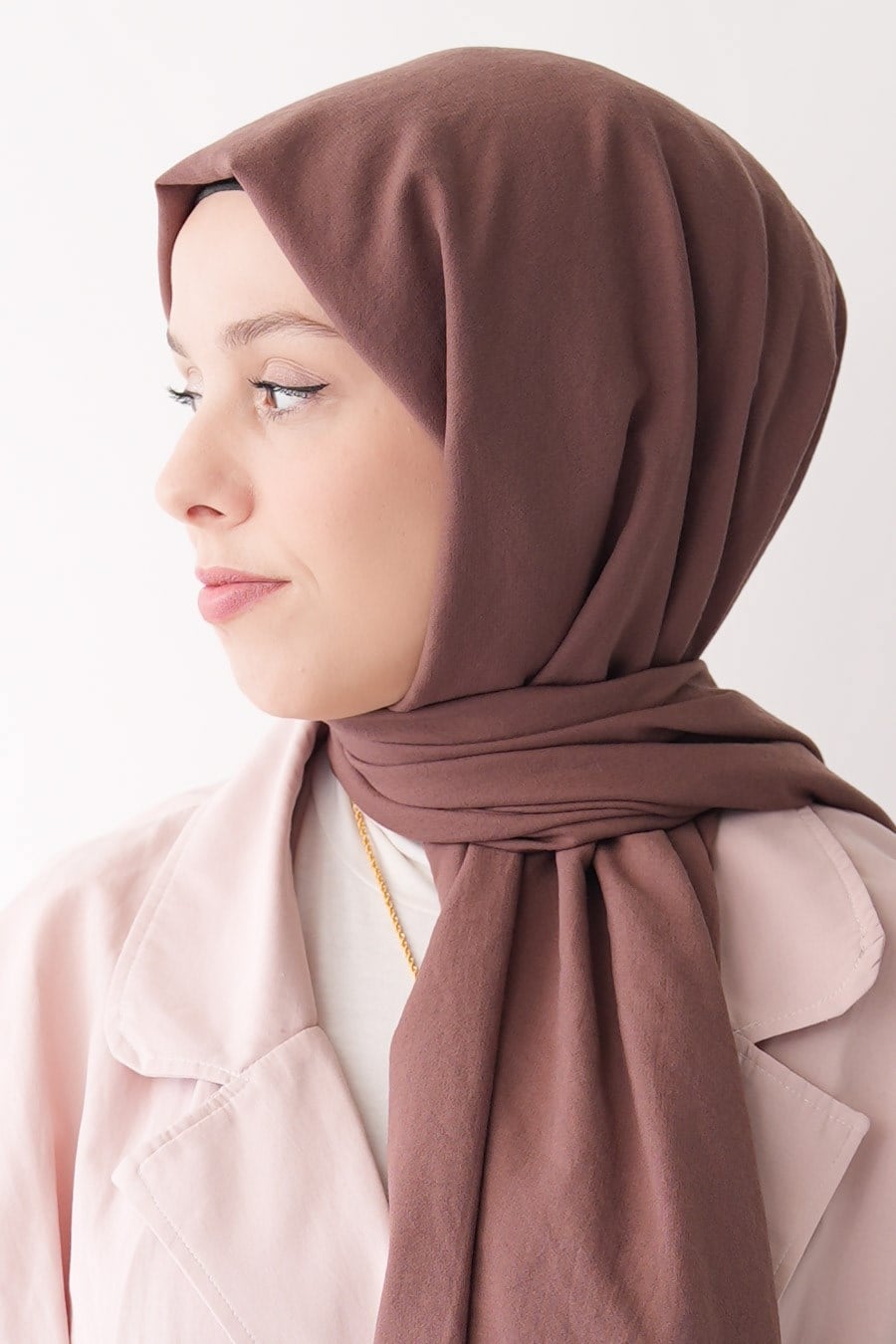 Nora Düz Şal - Gül Kurusu