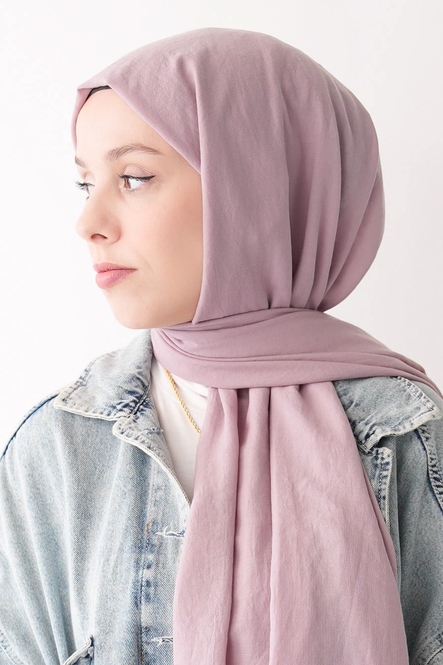 Nora Düz Şal - Küllü Pembe