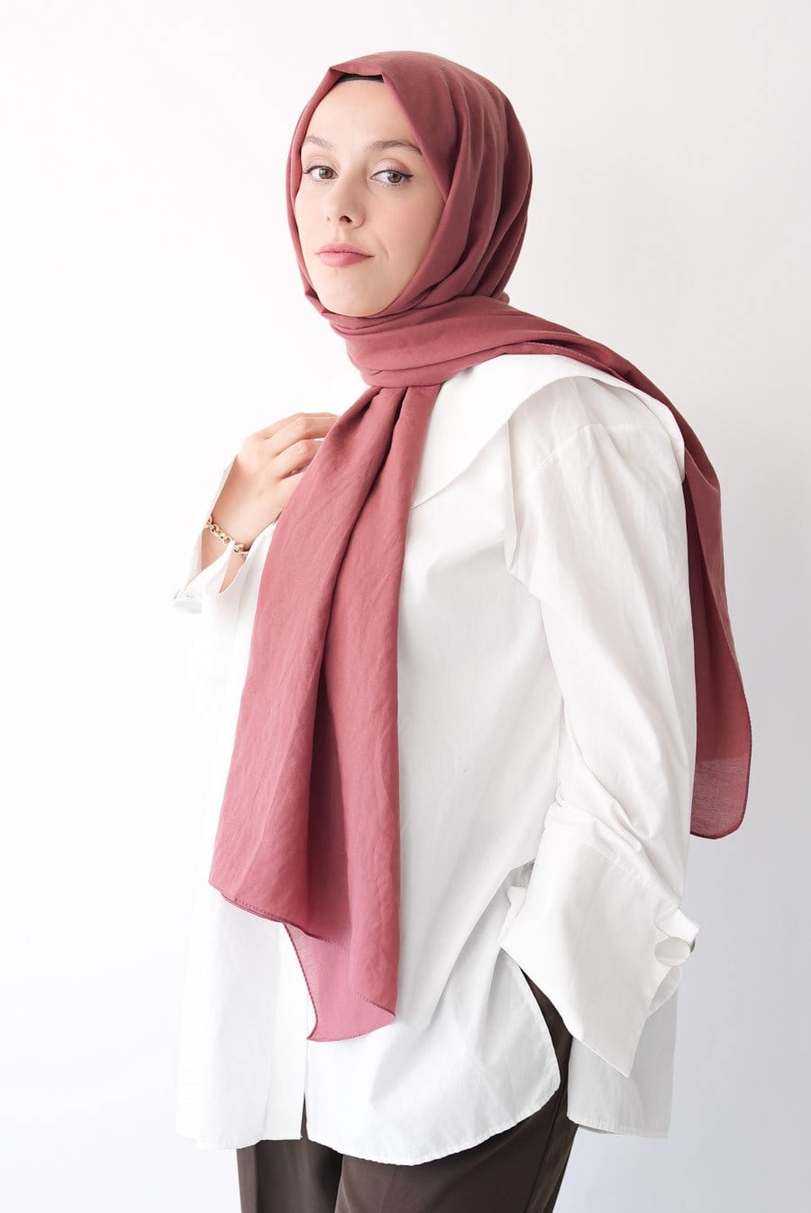 Nora Düz Şal - Marsala
