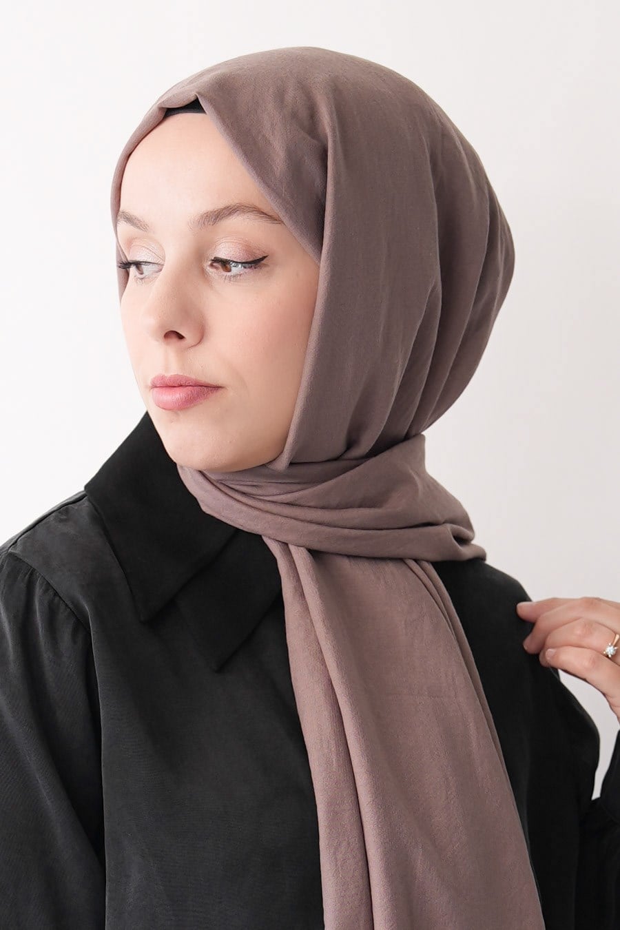 Nora Düz Şal - Mocha
