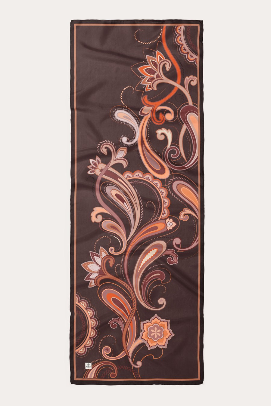 Paisley Desen Soft Şal Kahverengi