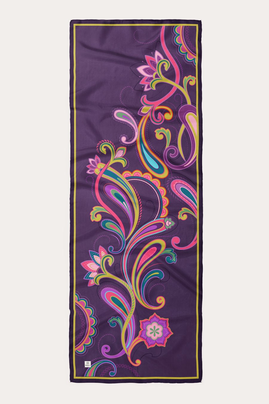 Paisley Desen Soft Şal Mor