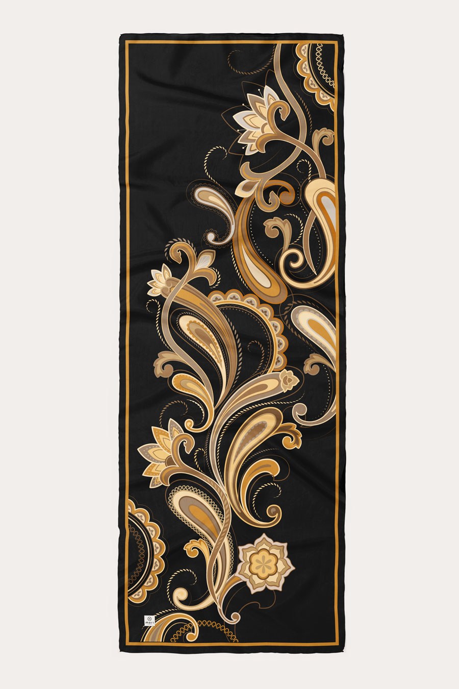 Paisley Desen Soft Şal Siyah