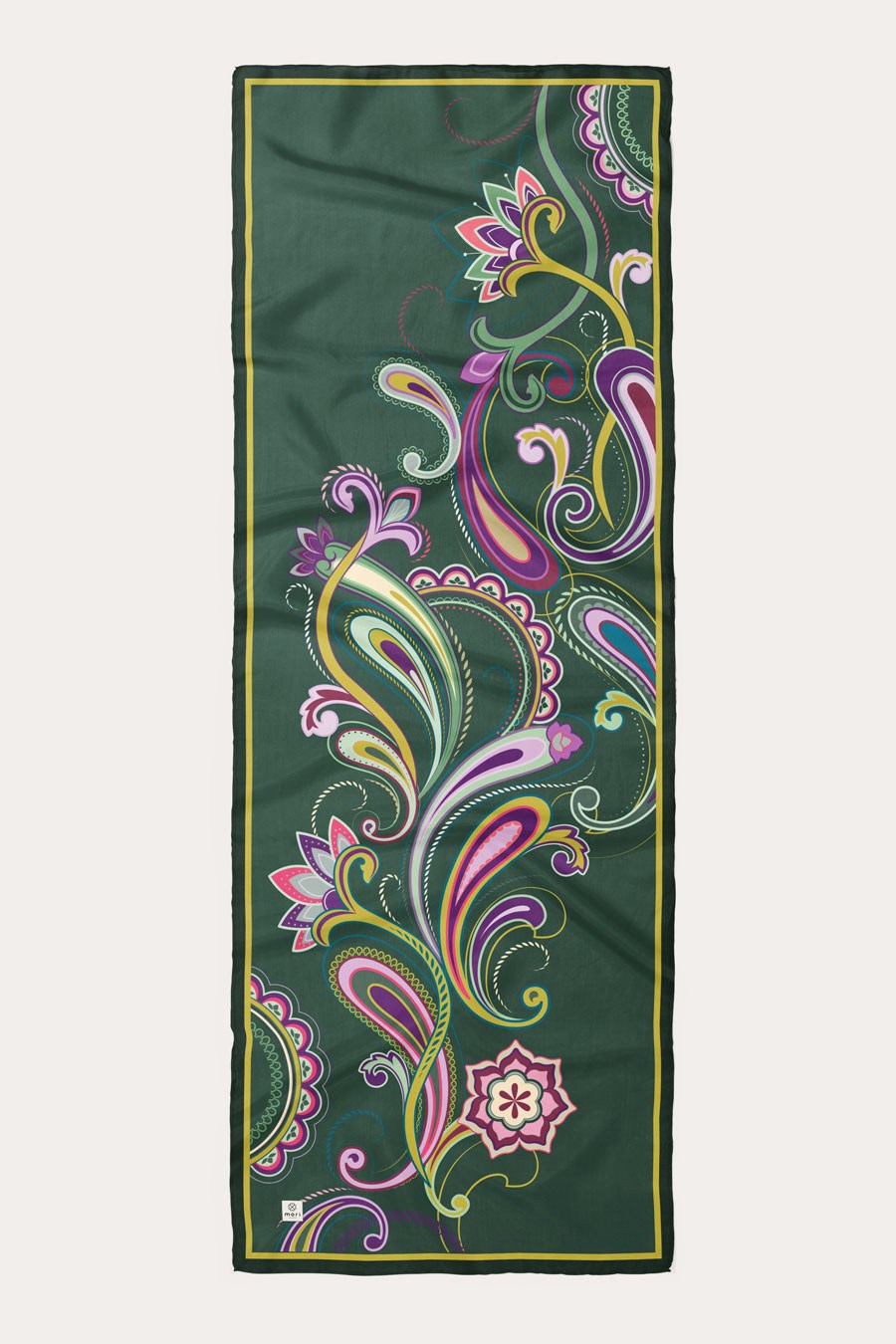 Paisley Desen Soft Şal Yeşil