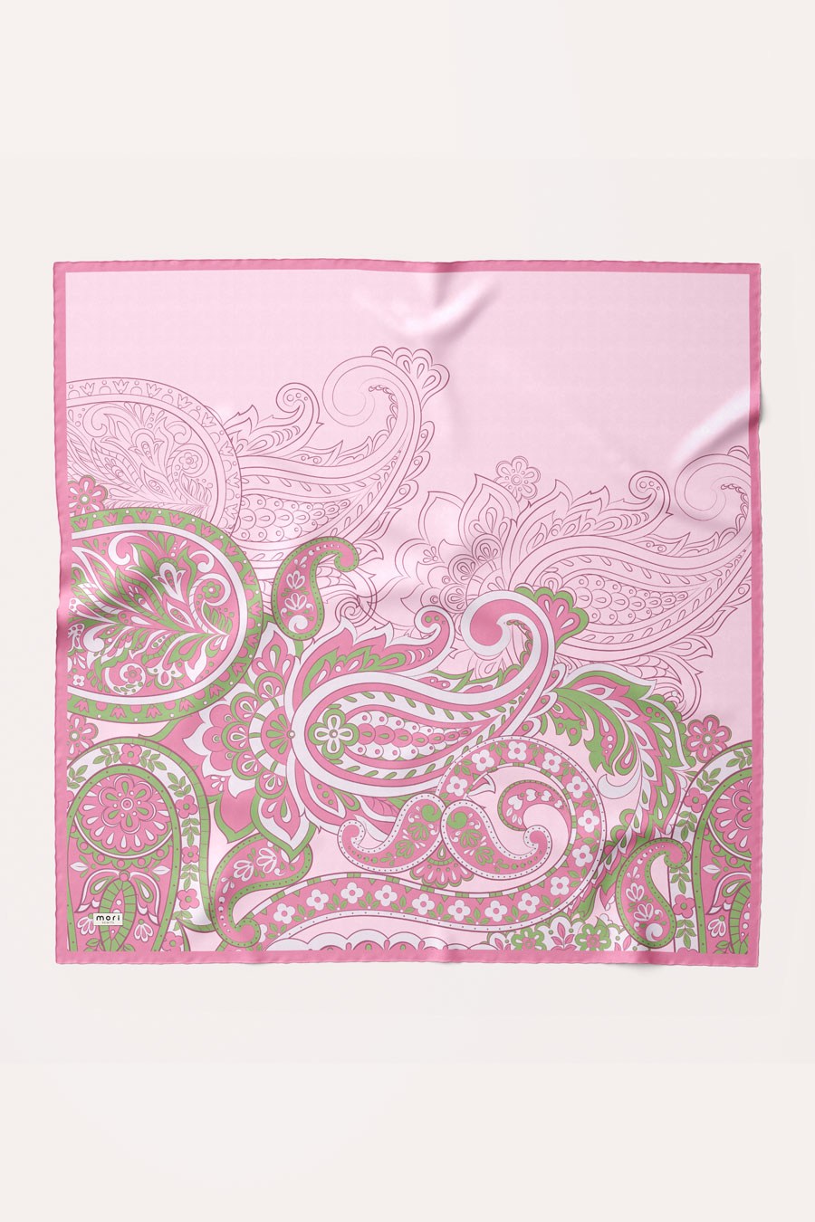 Saffron Soul Desen Soft Eşarp Pembe
