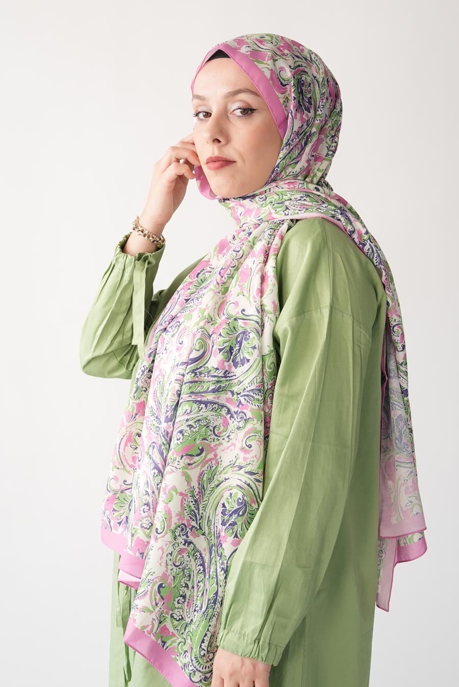 Sahara Desen Soft Şal Pembe