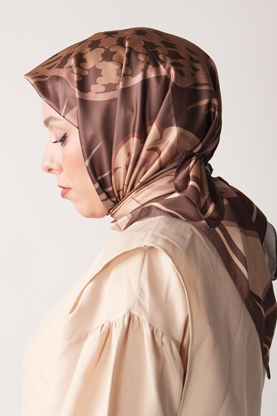 Secret Desen İpeksi Rayon Eşarp
