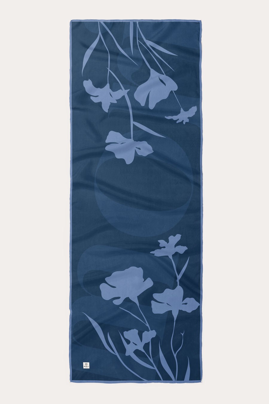 Spring Flood Desen Soft Şal Mavi