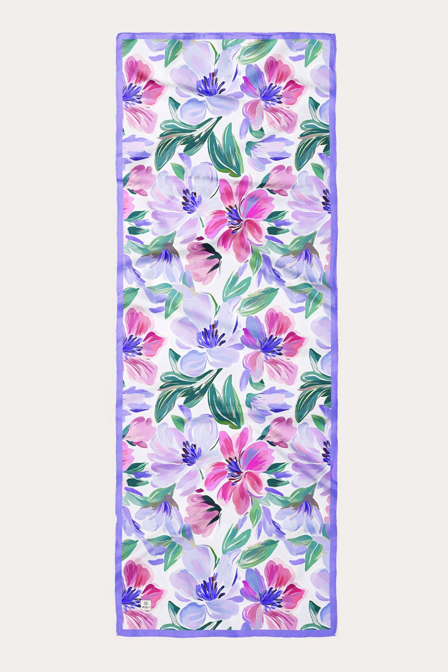 Sweet Garden Desen Soft Şal Lila