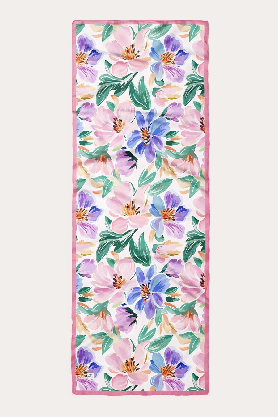 Sweet Garden Desen Soft Şal Pembe