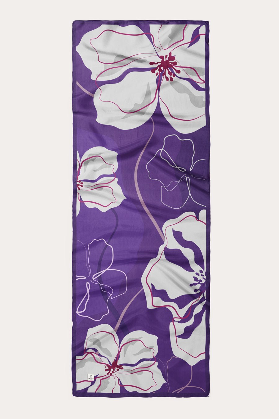 Violet Desen Soft Şal Mor