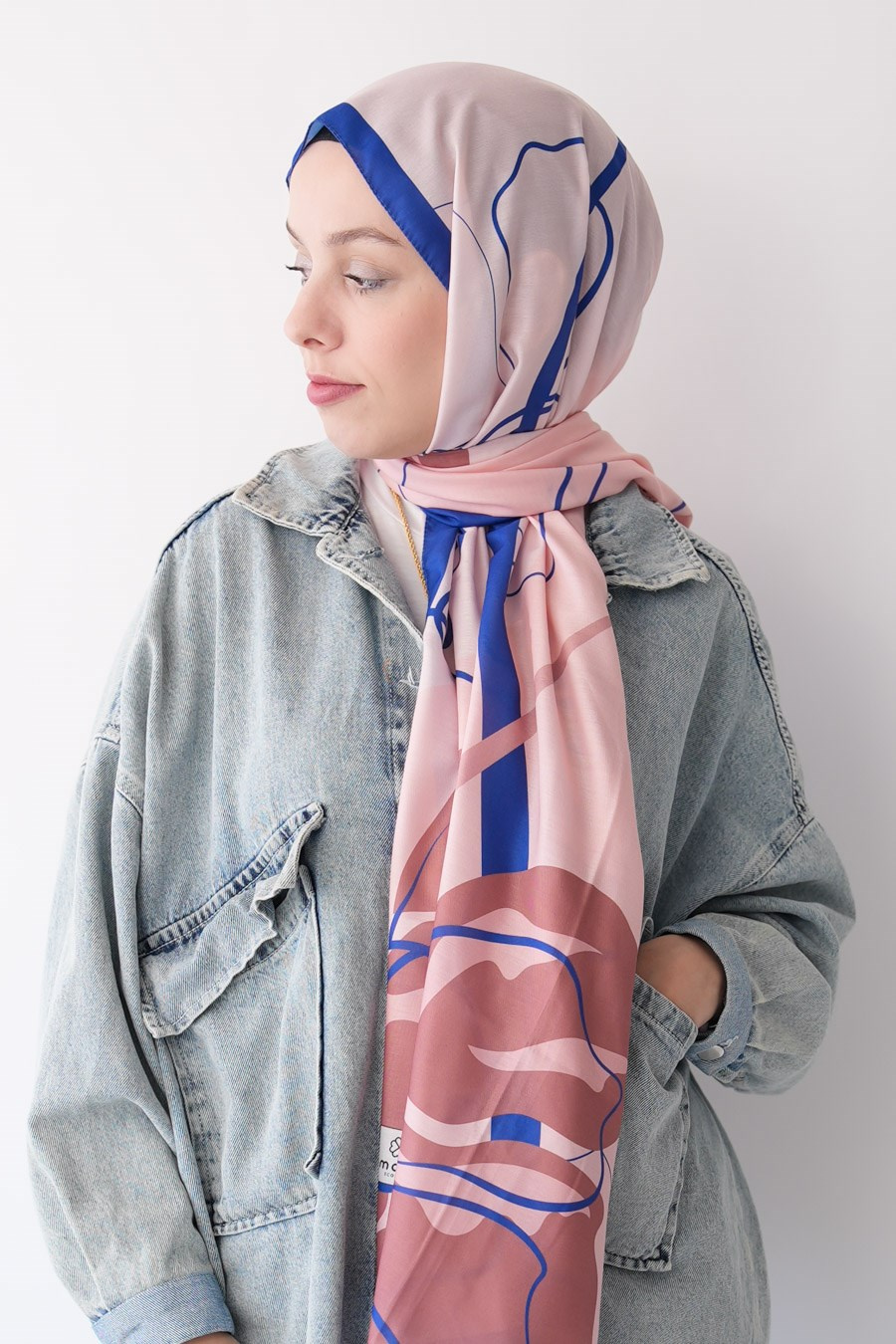 Violet Desen Soft Şal Yavruağzı
