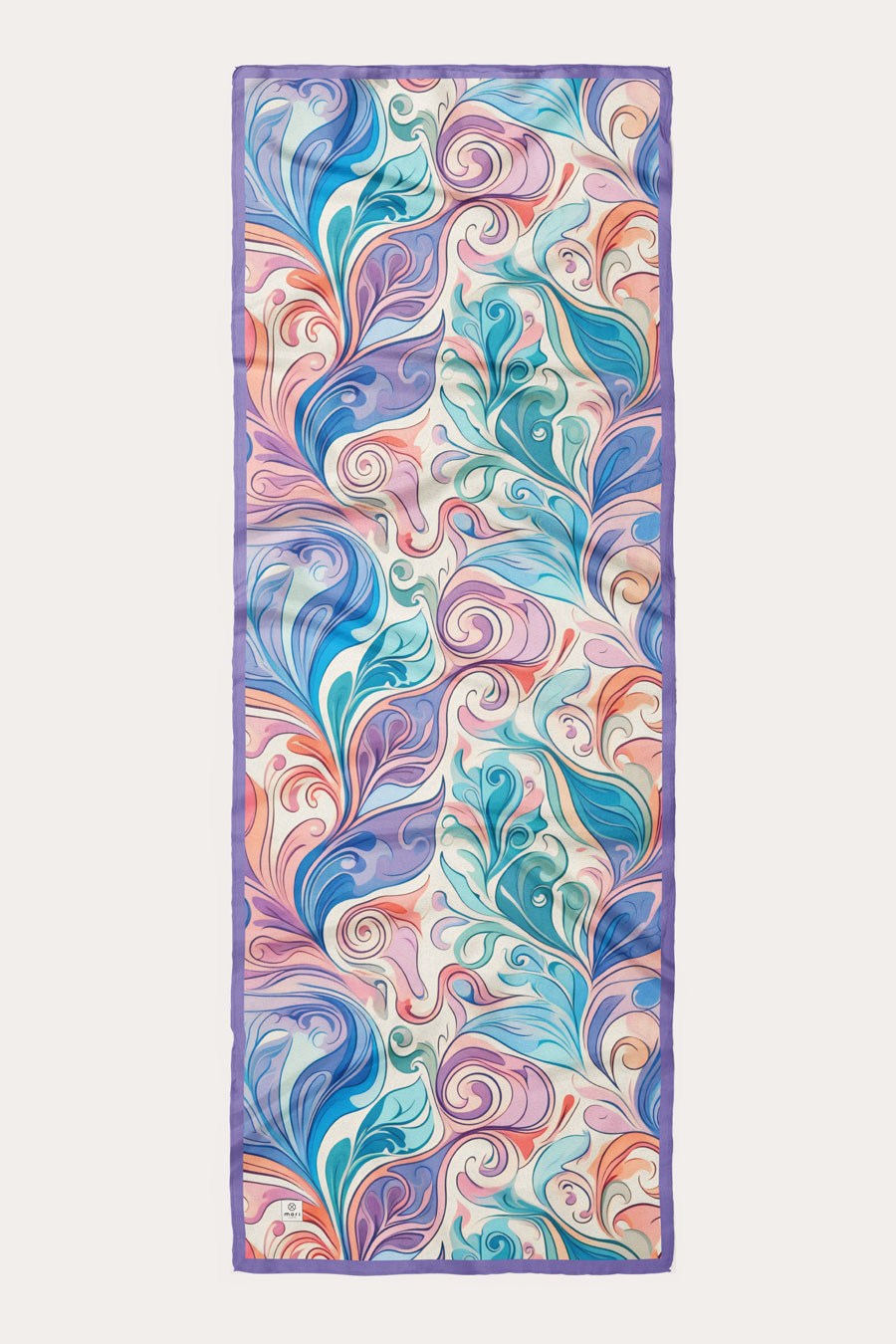 Water Dance Desen Soft Şal Lila