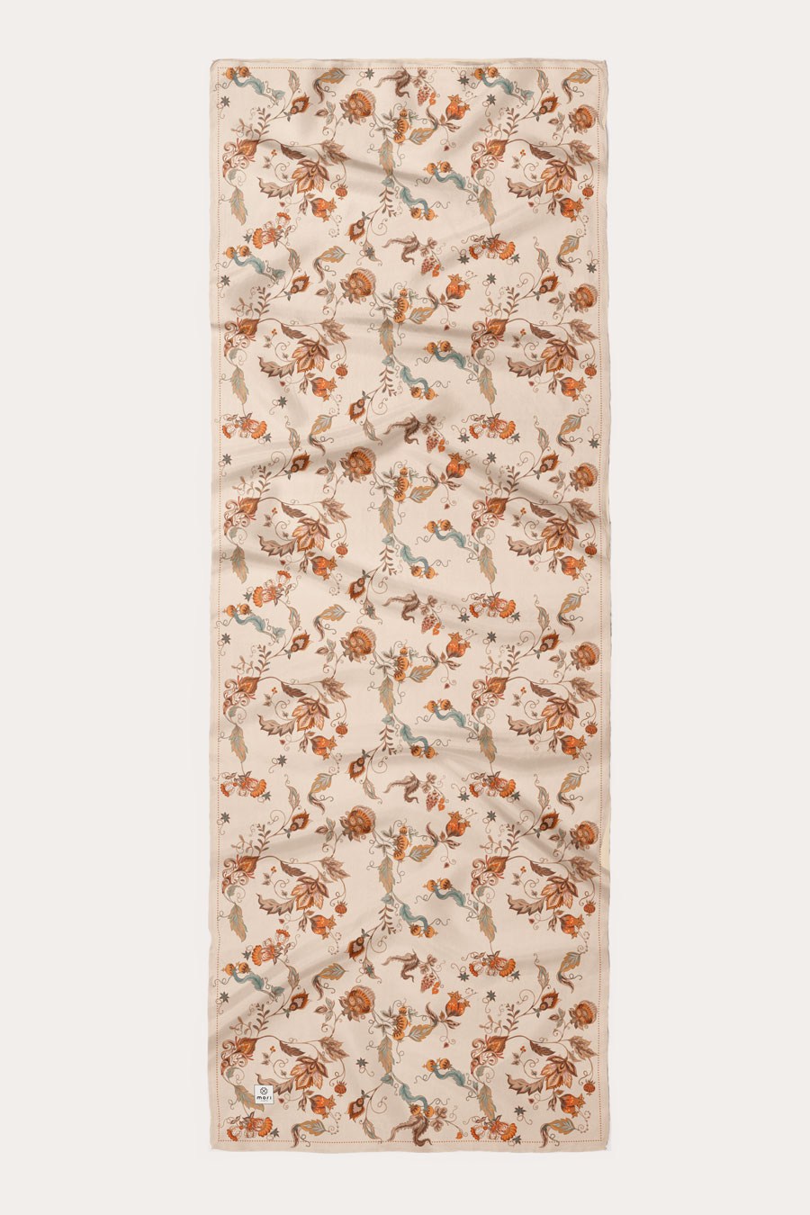 Wild Bloom Desen Soft Şal Krem