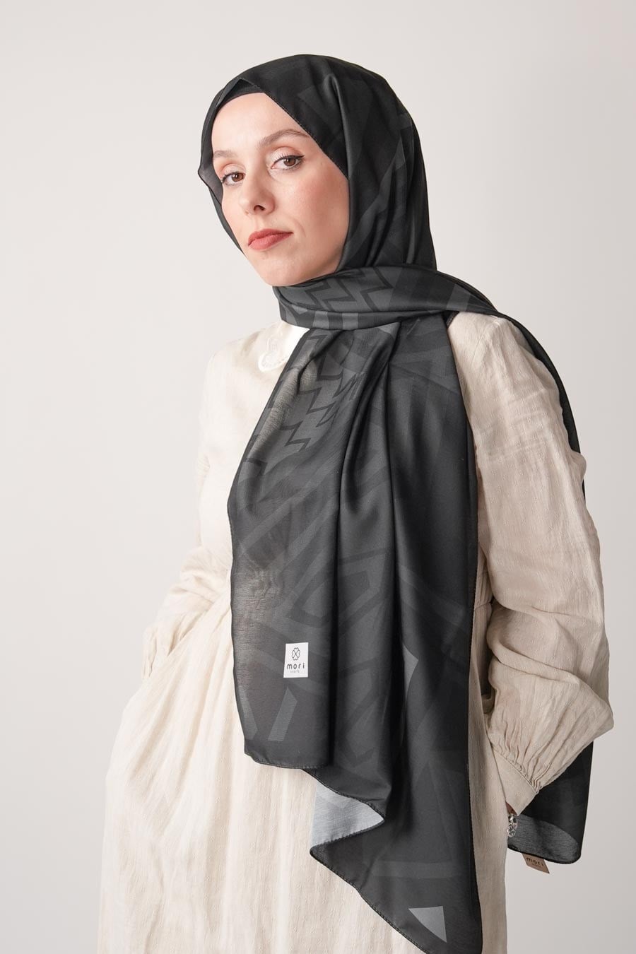 Membrane Desen Soft Şal Siyah