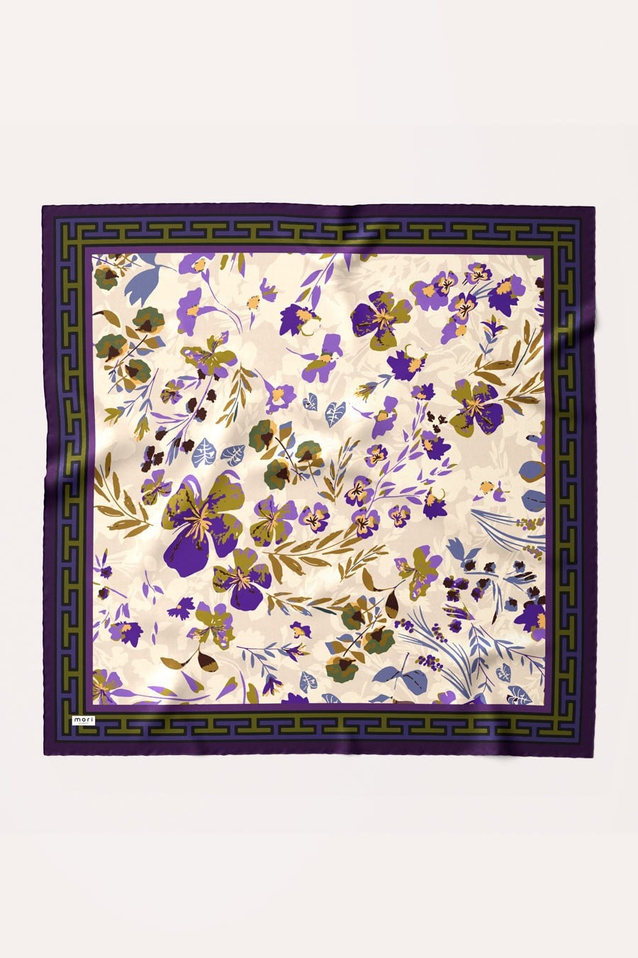 Soft Horizon Desen Soft Eşarp Mor