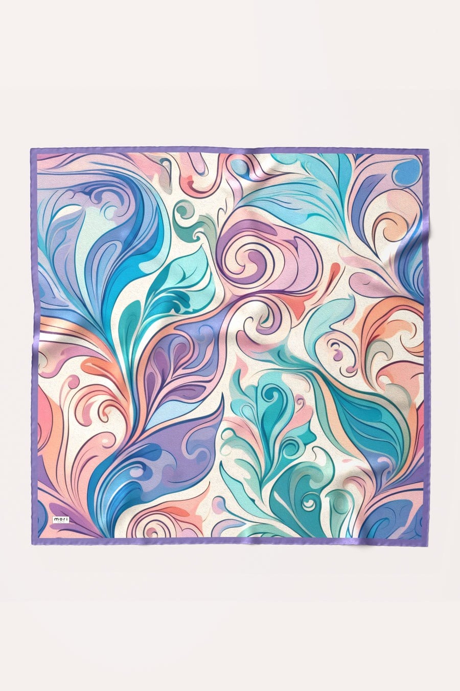 Water Dance Desen Soft Eşarp Lila