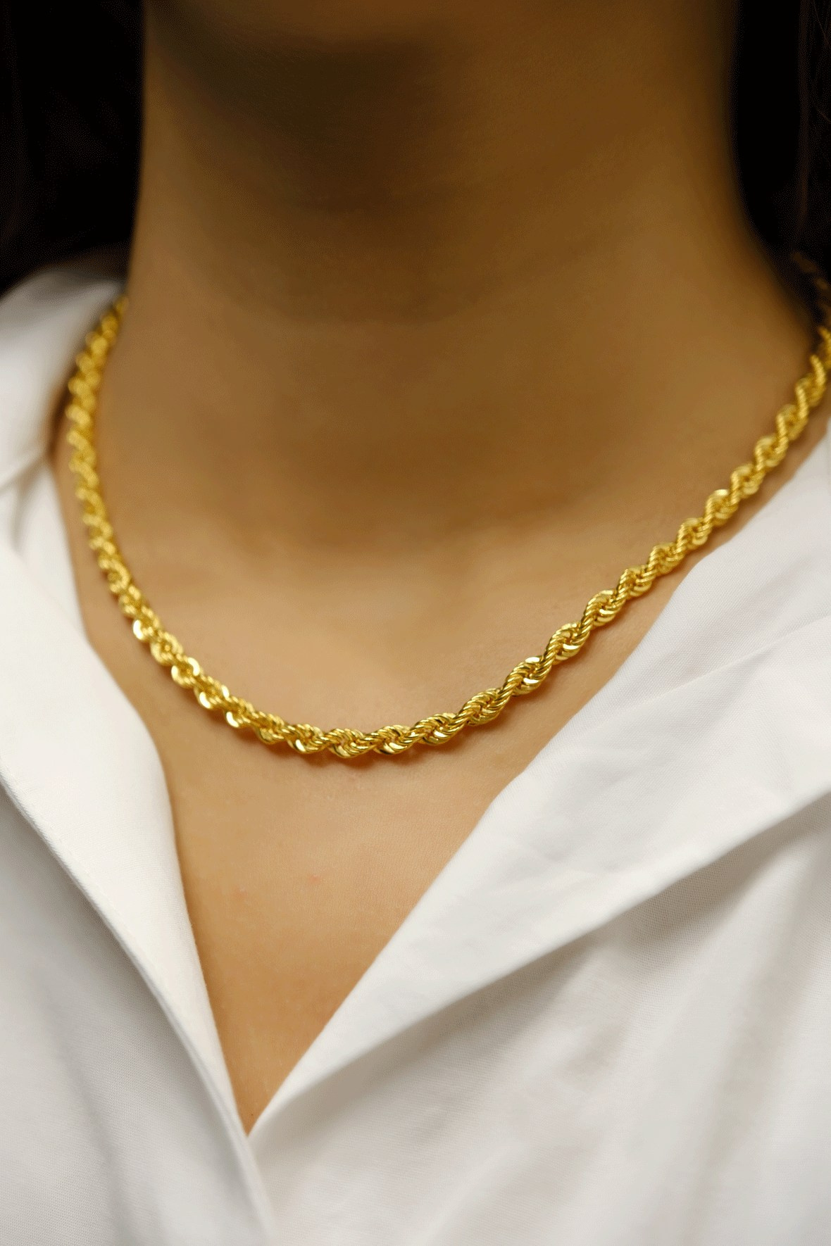 ZİNCİR KOLYE 22 AYAR 