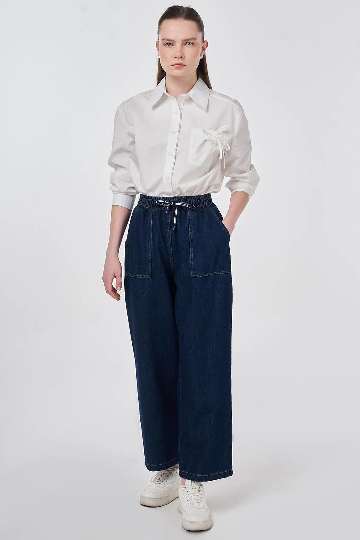 Torba Cepli Denim Pantolon Lacivert