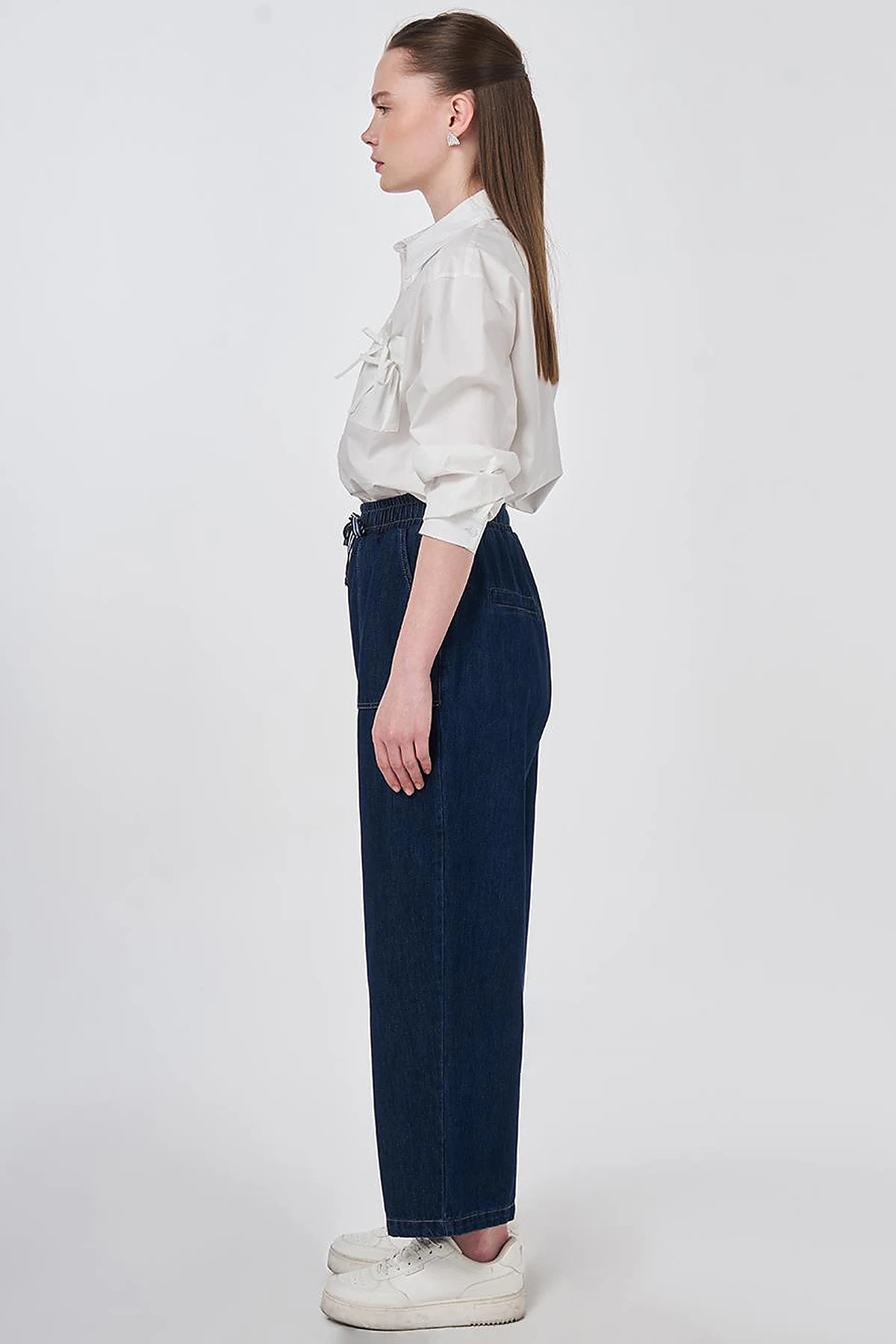 Torba Cepli Denim Pantolon Lacivert