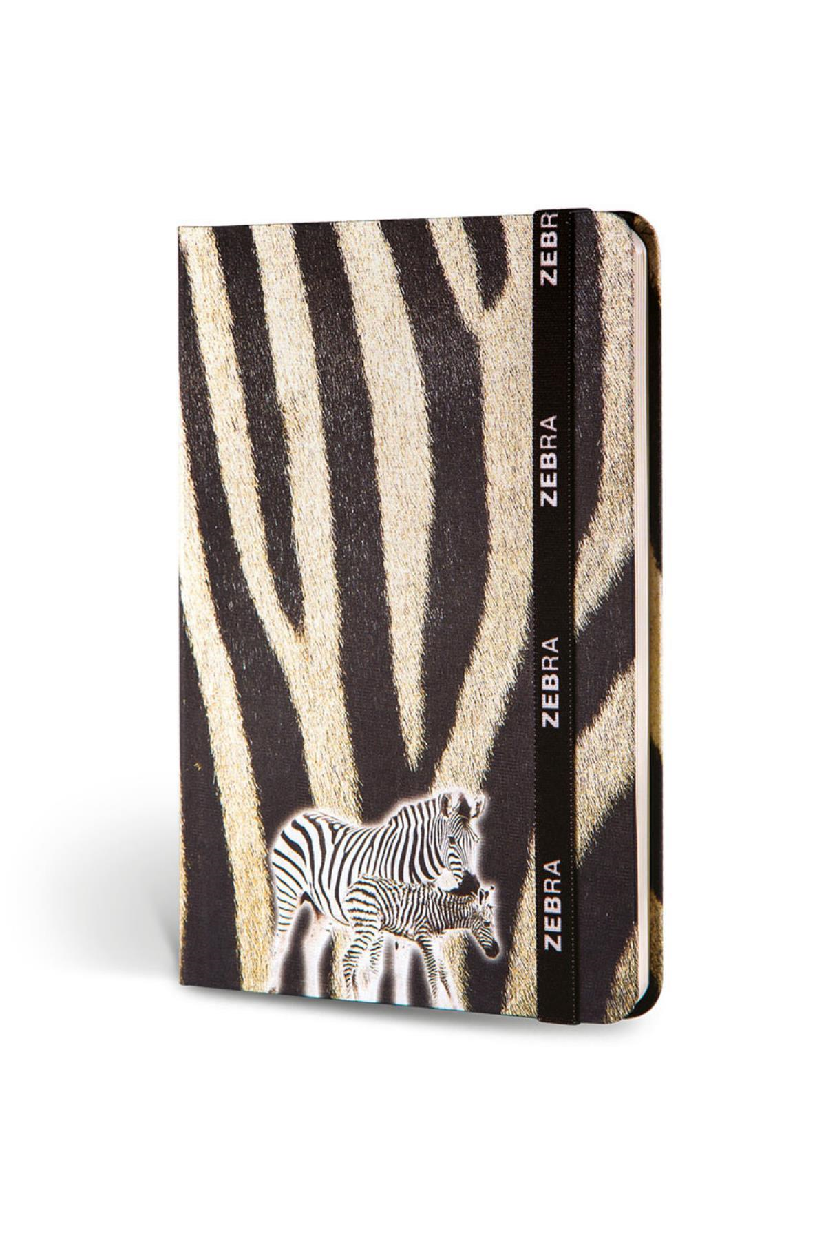 4'lü Defter Seti Kumaş Defter Çizgili 13X21 