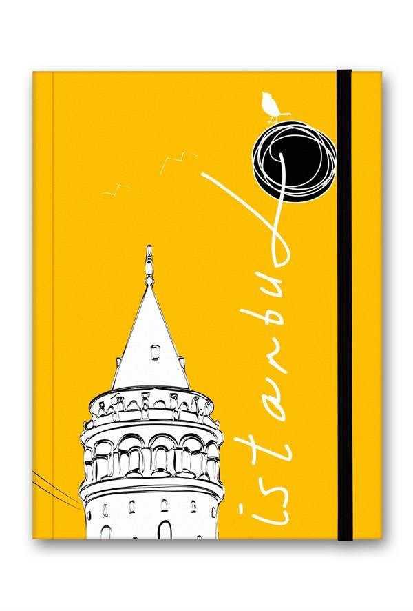 4'lü Defter Seti Renkli İstanbul Defter Çizgili A5