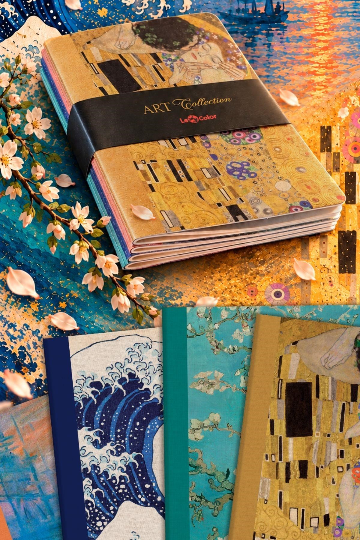 4lü Keten Art Collectıon Defter Seti Çizgisiz 14X20